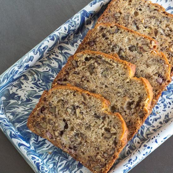 Low Fat Reduced Sugar Banana Bread - Recipe photo by FODMAP Everyday
