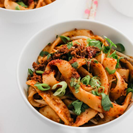 Xi’an-Style Cumin Lamb Noodles - Recipe photo by siftandsimmer