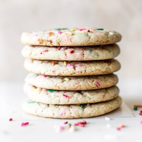Funfetti Cake Mix Cookies - Recipe photo by saltandlavender