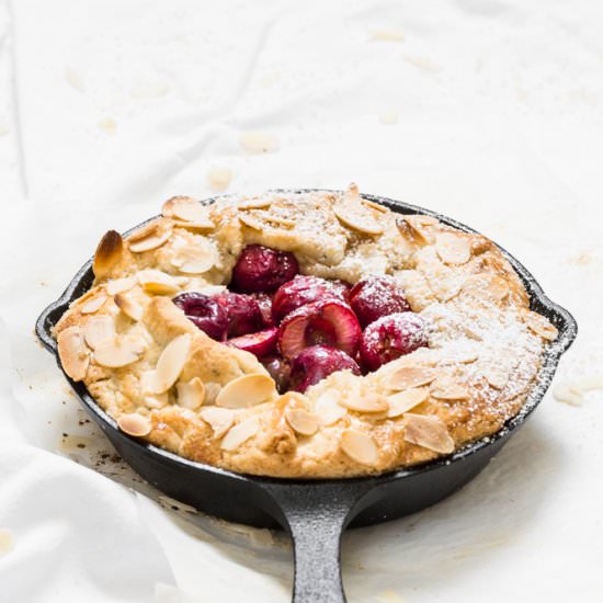 Cherry galette with cardamom crust - Recipe photo by healthylittlecravings