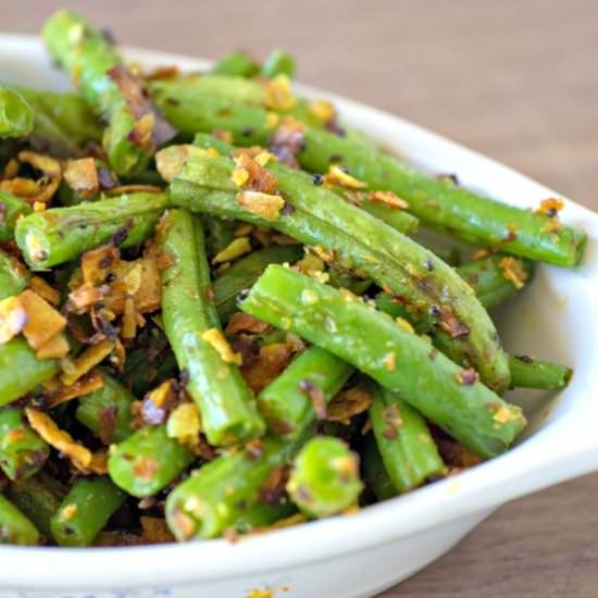 Sauteed Green Beans with Coconut - Recipe photo by anne1456