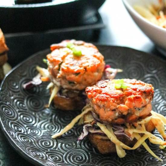 ASIAN-INSPIRED ARCTIC CHAR CAKE - Recipe photo by sugarlovespices