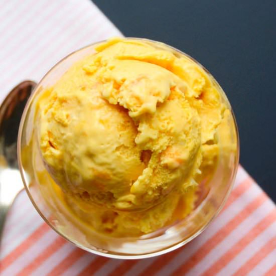 Coconut Mango Ice Cream - Recipe photo by garlic and zest