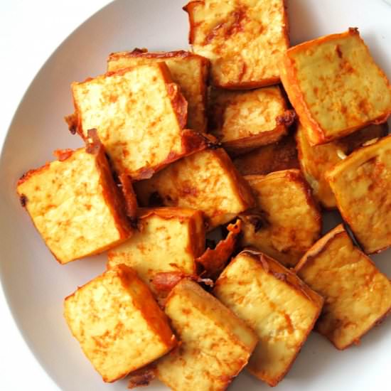 Sriracha Tofu - Recipe photo by spiceinthebox