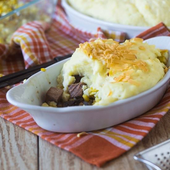 Smoked Brisket Shepherds Pie - Recipe photo by Feed Your Soul