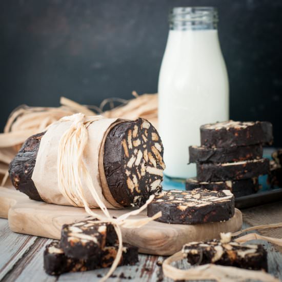 Portuguese chocolate salami - Recipe photo by photosandfood