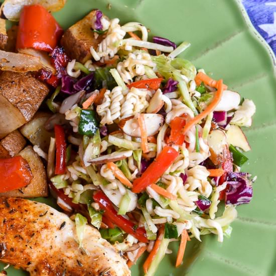 Ramen Noodle Salad - Recipe photo by Flavor Mosaic