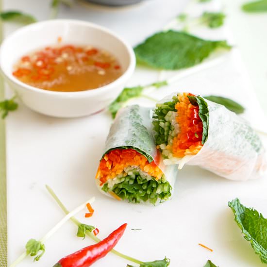 Fresh Summer Rolls - Recipe photo by whoneedssalad