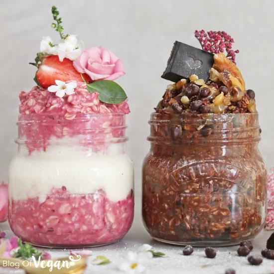The Best overnight oats - Recipe photo by The Little Blog of Vegan