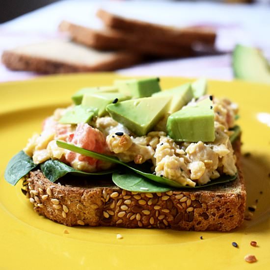 Chickpea Salad Sandwich - Recipe photo by nibblesandbits