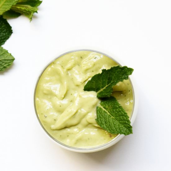 Minty Avocado Smoothie - Recipe photo by nibblesandbits