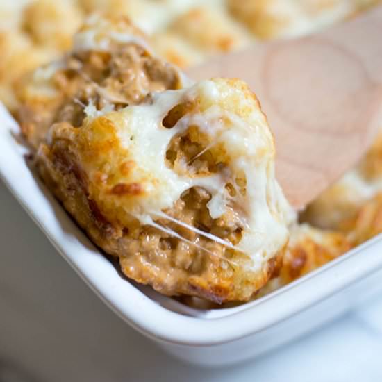 Tater Tot Casserole - Recipe photo by artzyfoodie