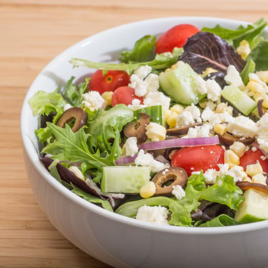 Authentic Greek Salad - Recipe photo by recipecritique