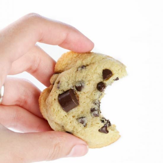 Gluten-free chocolate chip cookies - Recipe photo by veggiebalance