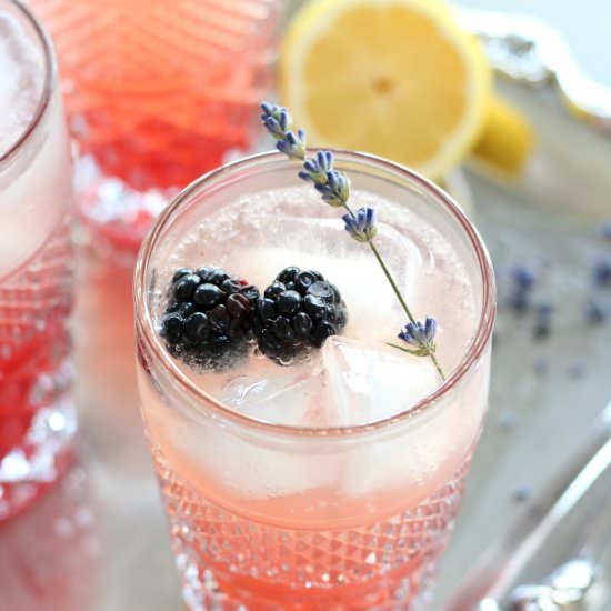 Lavender Blackberry Lemonade - Recipe photo by SatoriDesignForLiving