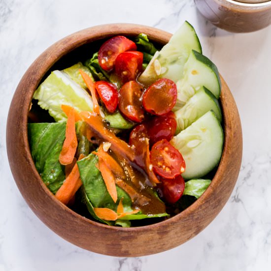 Olive Oil Balsamic Salad Dressing - Recipe photo by littlebitrecipes