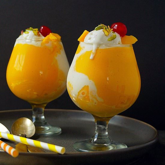 Mango mastani - Recipe photo by Aromatic Essence