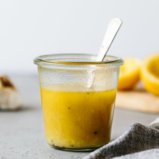 Lemon Vinaigrette - Recipe photo by Downshiftology