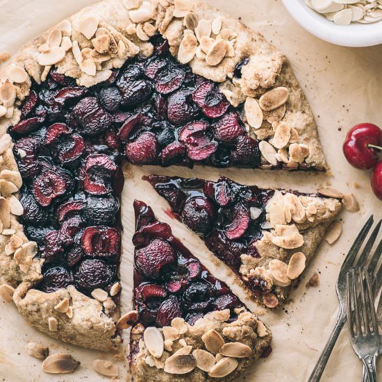 Vegan Cherry Galette - Recipe photo by UrbanKitchenAffair