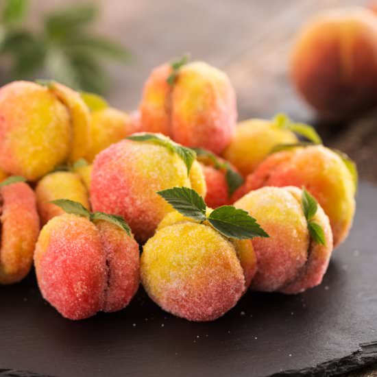 Peach Cookies - Recipe photo by Home Cooking Adventure
