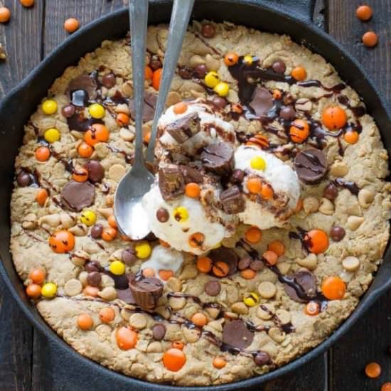 Peanut Butter Skillet Cookie - Recipe photo by LifemadeSweeter