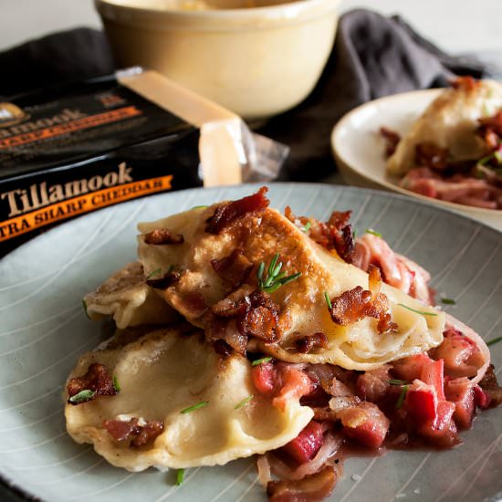 Cheddar & Sauerkraut Pierogies - Recipe photo by The Original Dish