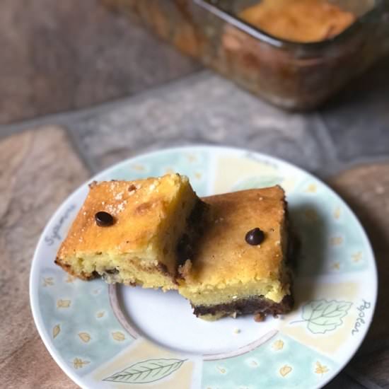 Keto Chocolate Chip Cake - Recipe photo by buttertogetherkitchen