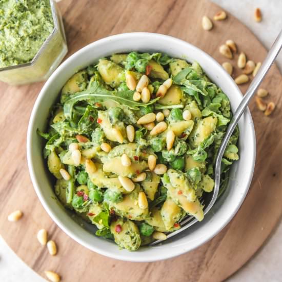 Pea Pesto Pasta - Recipe photo by from my bowl