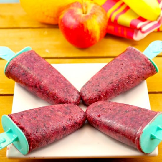 Sugar-free Pure Fruit Popsicles - Recipe photo by Food Meanderings