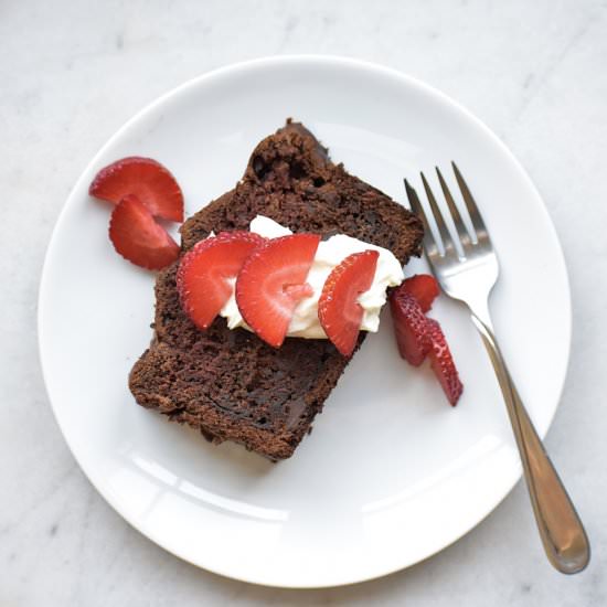 Dark Chocolate Zucchini Bread - Recipe photo by TurksWhoEat