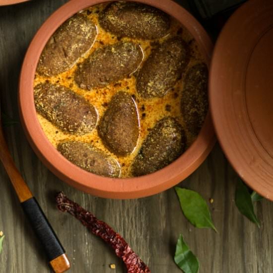 Bharwaan Gatte - Recipe photo by srividhya