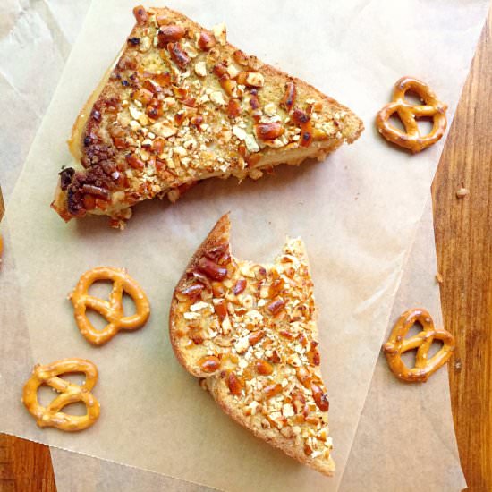 Pretzel Crusted Grilled Cheese - Recipe photo by Theyummymuffin