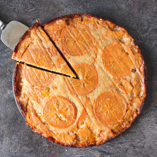 Persimmon Upside-Down Cake - Recipe photo by thefoodiejourney