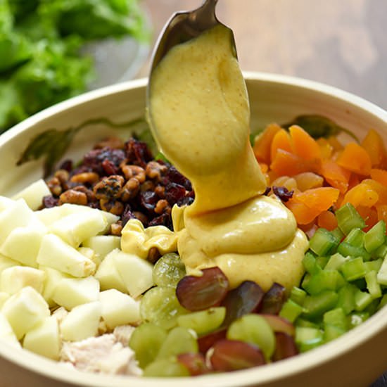 Curry Chicken and Grape Salad - Recipe photo by onionringsandthings