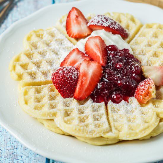 Våfflor (Swedish Waffles) - Recipe photo by TaraMar