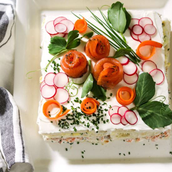 SMORGASTARTA, SWEDISH SANDWICH CAKE - Recipe photo by sugarlovespices