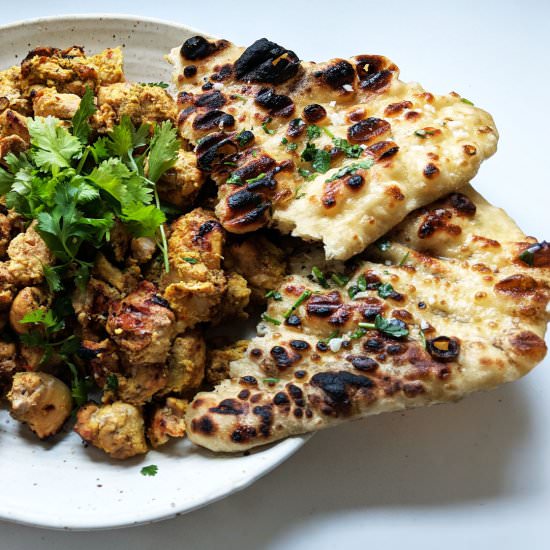 Grilled Naan Flatbread - Recipe photo by CraftandProcess