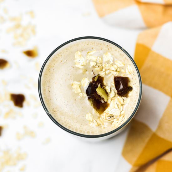 Sun Butter Oatmeal Date Smoothie - Recipe photo by Zest and Lemons