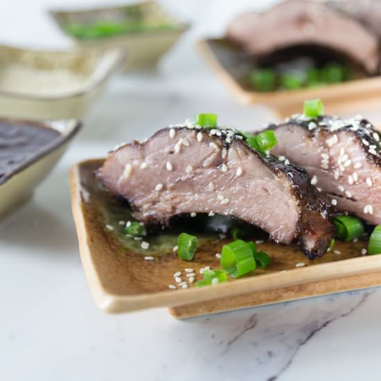 Asian Inspired Sweet Spicy BBQ Ribs - Recipe photo by Ethnic Spoon