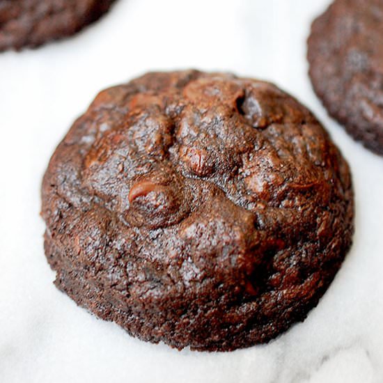 One bowl fudge brownie cookies - Recipe photo by evabakes