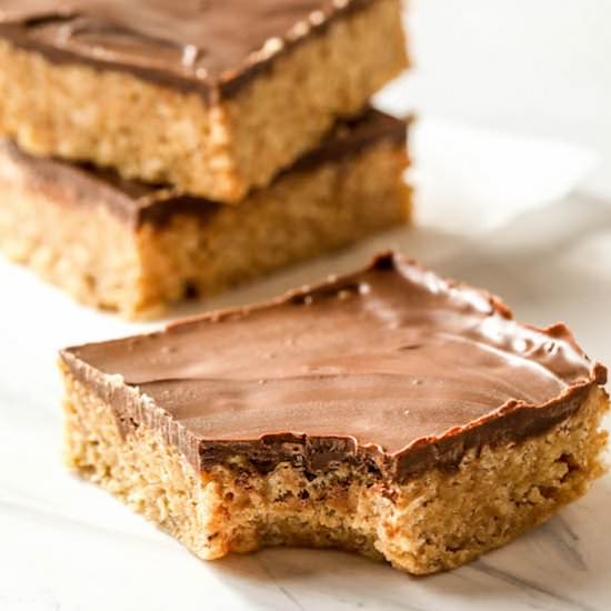 Scotcheroos - Recipe photo by Never Not Hungry