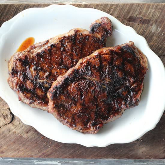Coffee Rubbed Steak - Recipe photo by Buy This Cook That