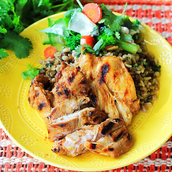 asian marinated grilled chicken - Recipe photo by tastesspicy