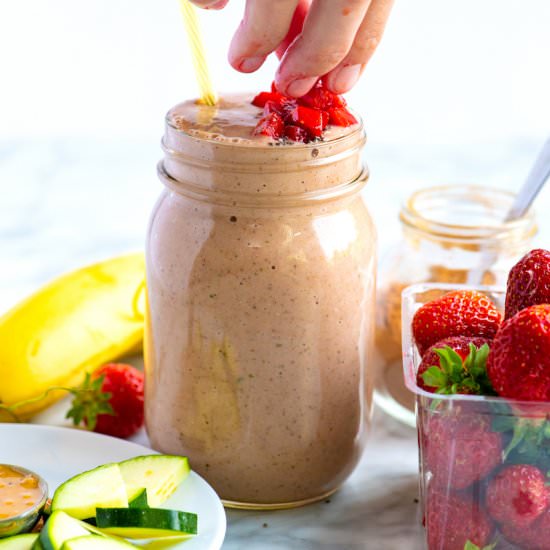 Strawberry Banana Smoothie - Recipe photo by inspiredtaste