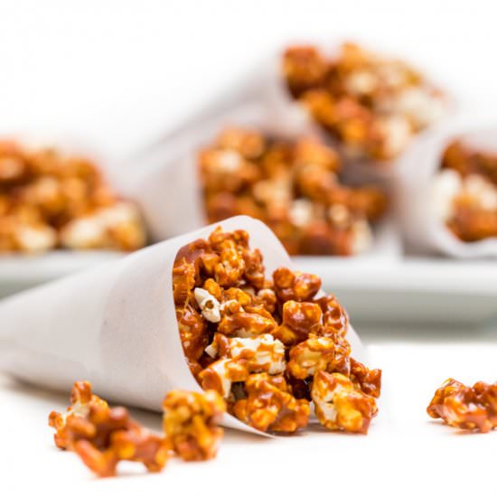Homemade caramel popcorn - Recipe photo by thanksgiving