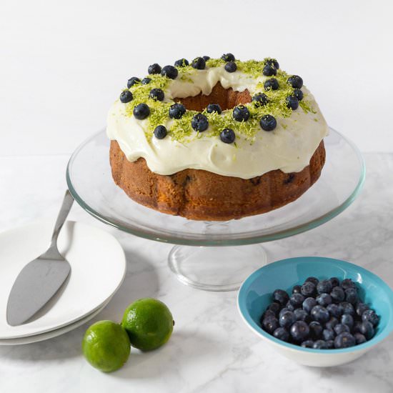 Blueberry Lime Bundt Cake - Recipe photo by Lip-SmackingFood