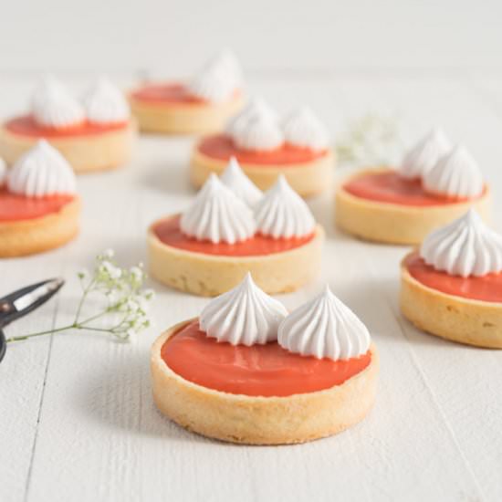 Blood Orange Meringue Tarts - Recipe photo by cloudykitchen