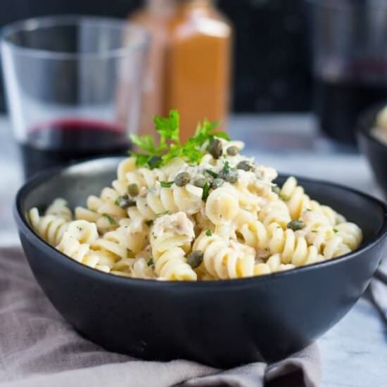 Easy 30 Minute Lemon Tuna Pasta - Recipe photo by thecookspyjamas