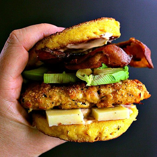 Low Carb Chipotle Chicken Burger - Recipe photo by mamabearscookbook