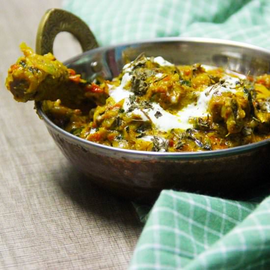 Fenugreek Chicken/ Methi Murg - Recipe photo by Salonyscookbook